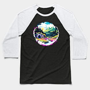 A colorful village Baseball T-Shirt